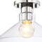 Designers Fountain Leena 14 in. 1-Light Polished Nickel Modern Semi Flush Mount with Clear Glass Shade for Bedrooms D307M-SF-PN - alternate 3